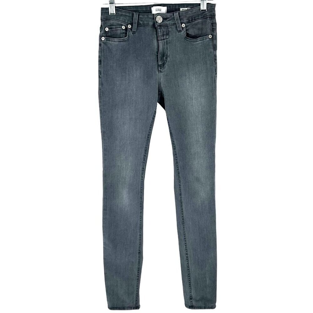 Closed Lizzy Gray Mid Rise Skinny Jeans Size 25